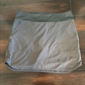 Patagonia Gray Grey Athletic Pull On Skirt Skort Size Large